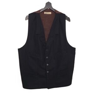Vintage River Junction Trading Wool Button Vest 40 (MEDIUM) Western Mod Retro